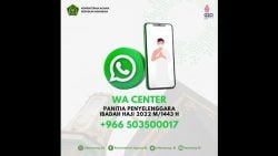 satgas | satgas | Permudah Pelayanan, Kemenag Rilis WA Center Haji