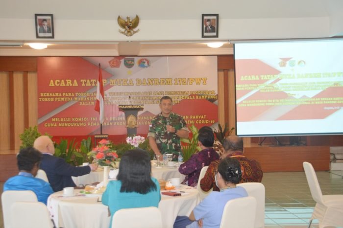 DANREM 172/PWY TATAP MUKA BERSAMA PARA TOKOH AGAMA SE-JAYAPURA