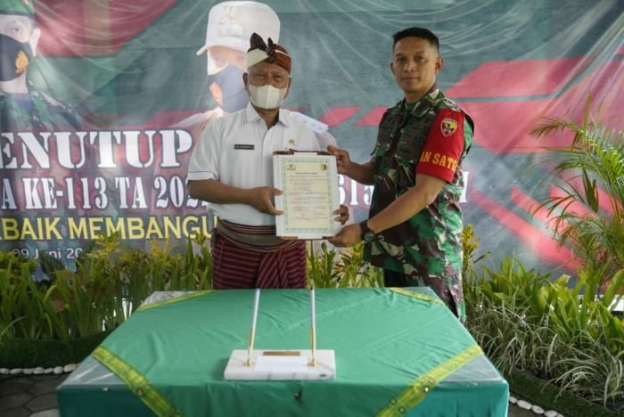 Dinas PU CKPP Banyuwangi | Rapat Transisi | Tuntaskan Program Fisik 30 Rumah, Danrem 162/WB Tutup TMMD ke 113 Kodim 1615/Lotim