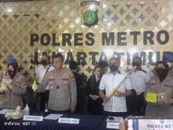 satgas | satgas | Polres Jaktim Gelar Konferensi Pers Ungkap Kasus Pembunuhan Wartawan Raja Ampat Pos