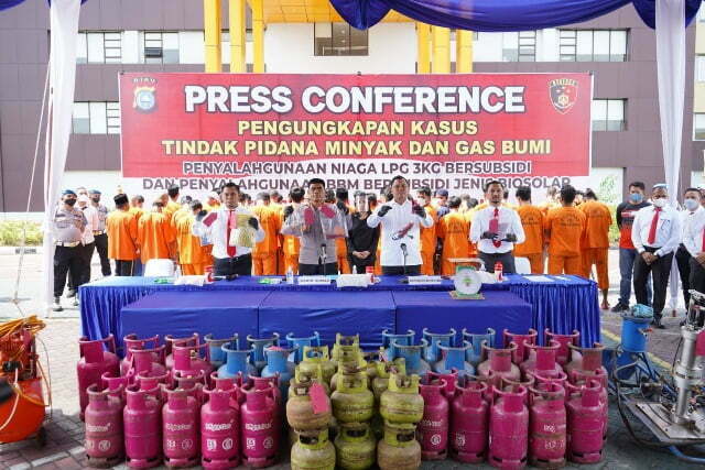 Pengoplos LPG Subsidi di Ringkus, Polda Riau : Merugikan Masyarakat |