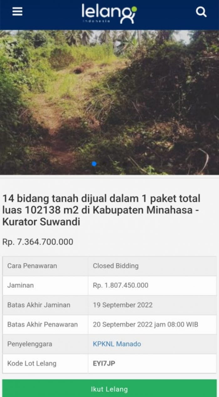 Peran wartawan | Peran wartawan, Jurnalis | Tanah Dekat Manado Bermasalah Kurator Ngotot Lanjut Untuk Lelang