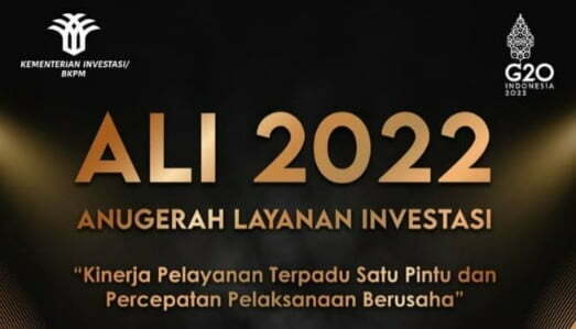 Laksanakan Perpres 42/2020, Menteri BKPM Berikan Anugerah Layanan Investasi 2022 |
