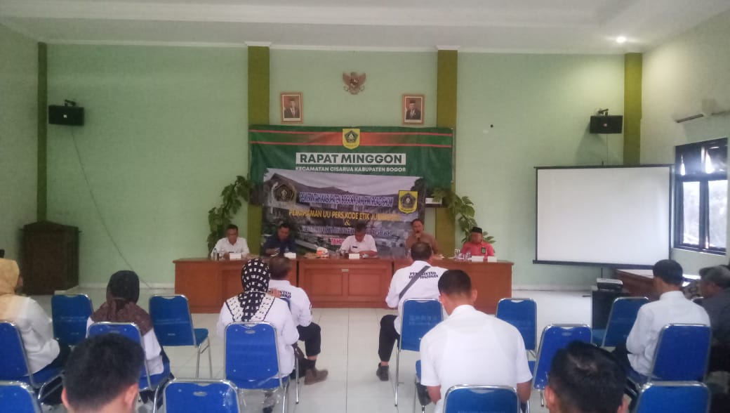 PWI Kabupaten Bogor Helat Safari Jurnalistik di Kecamatan Cisarua, Subagiyo: Edukasi Bernilai untuk Tau Kinerja Wartawan
