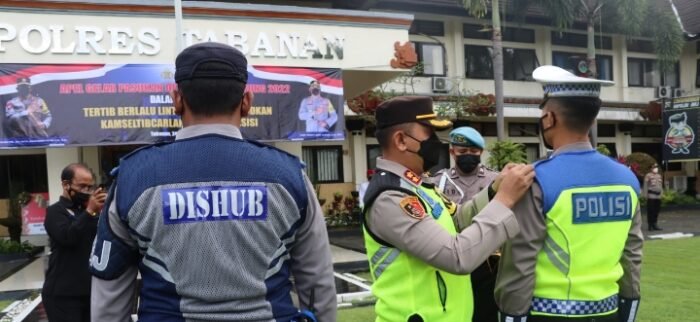 Polres Ngawi | Wali Kota Buka Kegiatan Latsar | Gelar Ops Zebra Agung 2022, Kapolres Tabanan: Berlakukan Sistim Tilang Elektronik