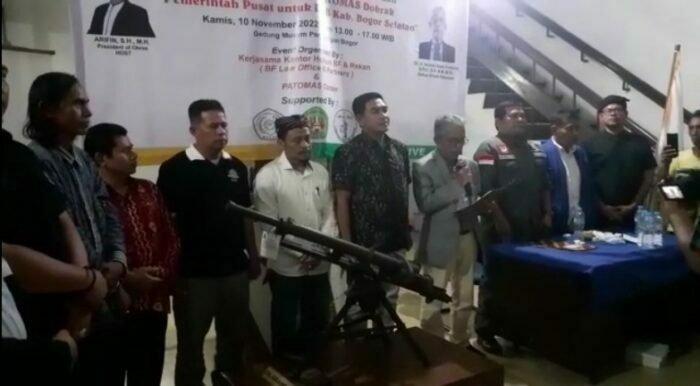 Mayor Jenderal TNI Sugiono | Mayor Jenderal TNI Sugiono | Dobrak DOB Bogor Selatan, Para Tokoh Kumpul di Gedung Juang Merdeka