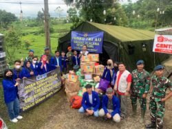 satgas | satgas | BEM Dewantara, MBKM Kemanusiaan dan UKM LDK Kaffah Beri Bantuan ke Korban Terdampak Gempa Cianjur 