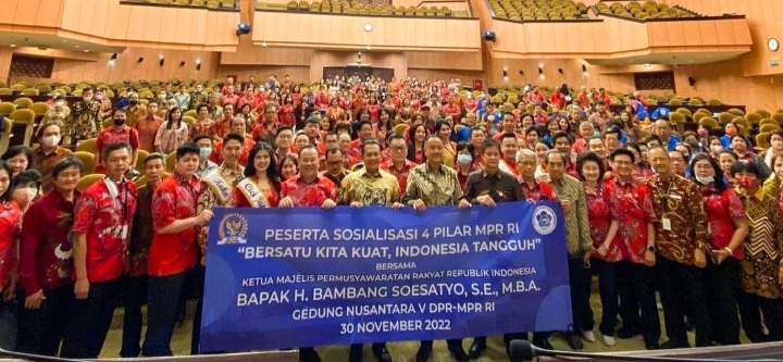 MPR RI bersama Paguyuban Sosial Marga Tionghoa Indonesia Sosialisasi Empat Pilar