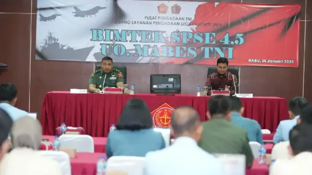 Pusada TNI Gandeng LKPP Selenggarakan Bimtek Penggunaan Aplikasi A