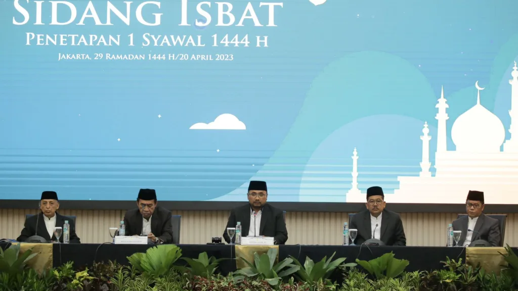 Pemerintah tetapkan 1 Syawal 1444 h