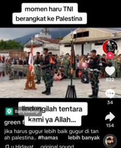 pengucapan sumpah | Berita Utama | Klarifikasi Video TNI Berangkat Penugasan Ke Palestina, Hoax atau Fakta?