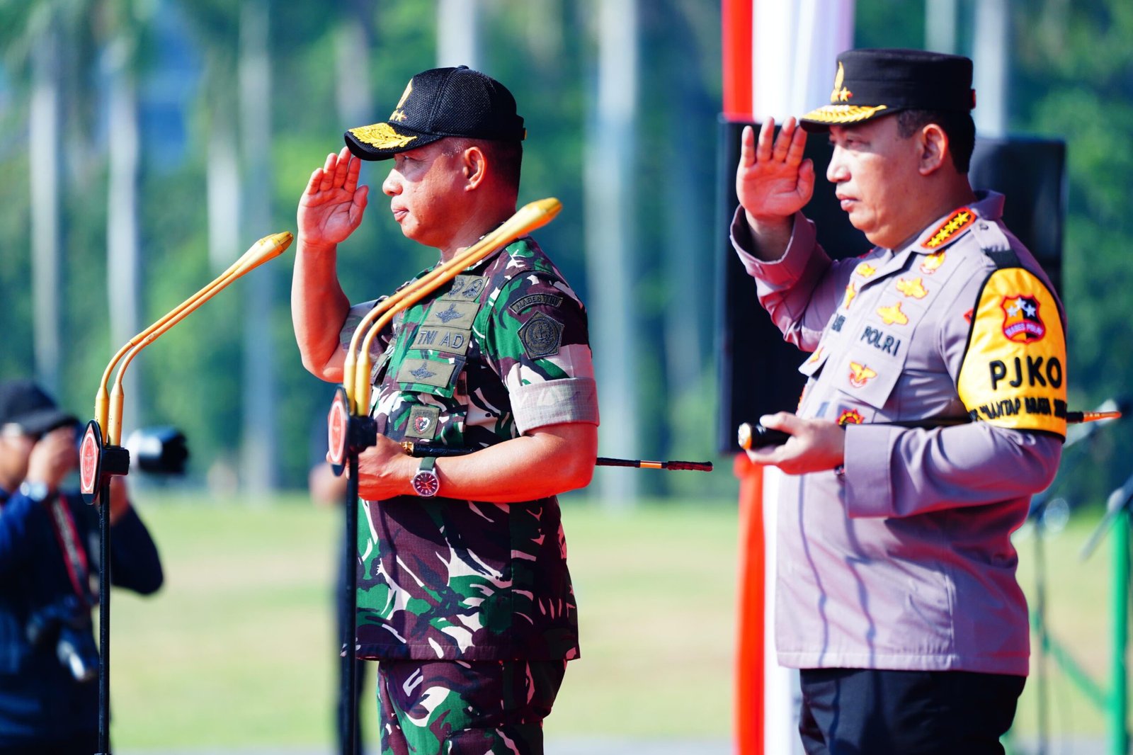 Panglima TNI dan Kapolri