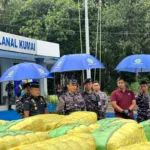 satgas | Satgas Penyelundupan TNI Gagalkan Penyelundupan Pakaian Bekas