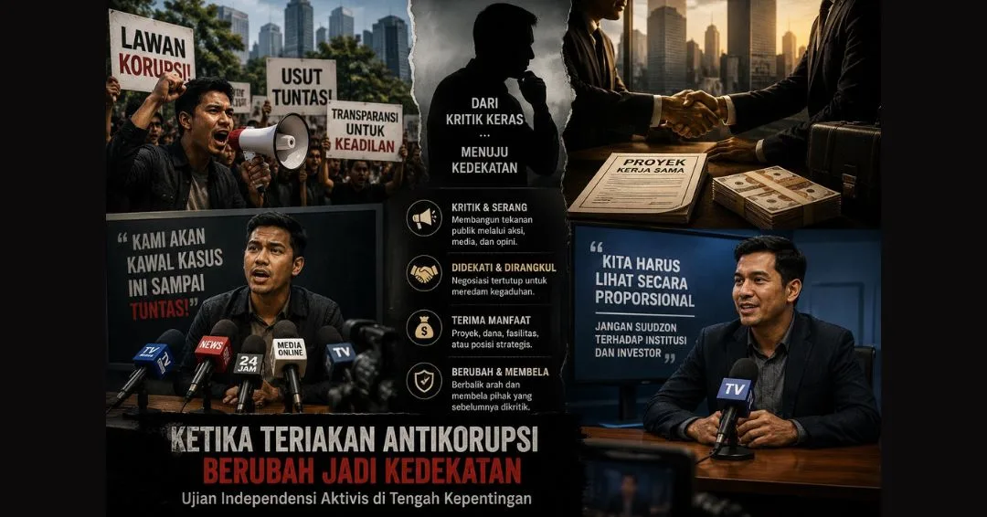 Aktivis Teriak Antikorupsi2 Ketika Kritik Antikorupsi Berubah Menjadi Kedekatan