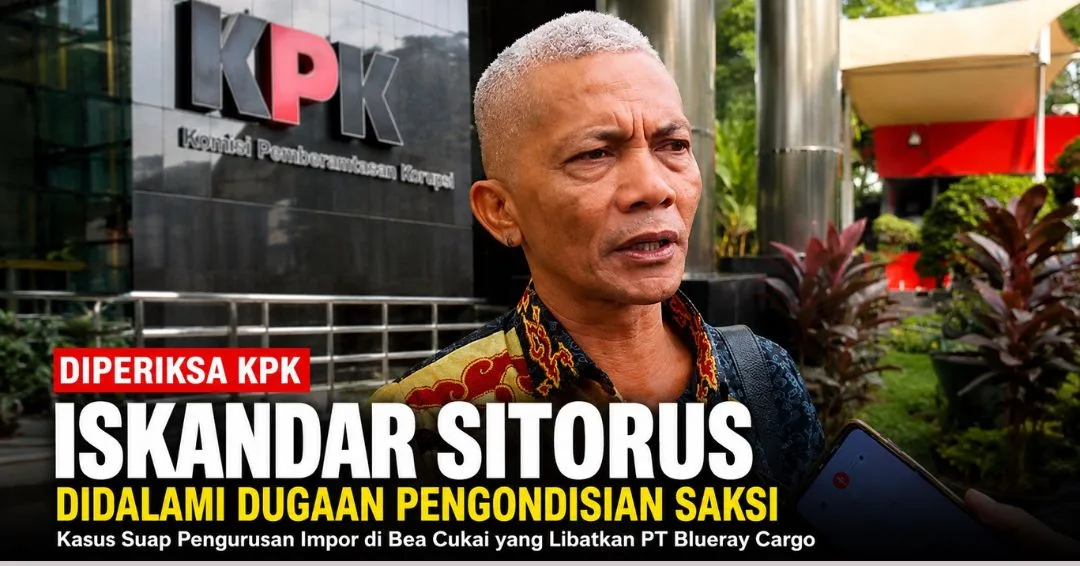 Iskandar Sitorus diperiksa KPK Iskandar Sitorus Diperiksa KPK, Didalami Dugaan Perintangan Penyidikan Suap Bea Cukai