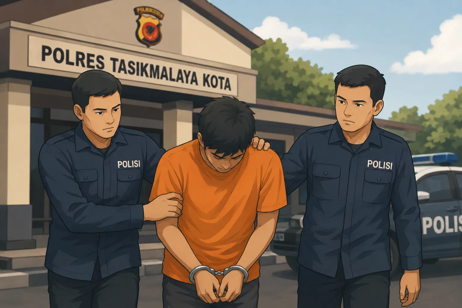 ChatGPT Image 21 Agu 2026, 16.07.56 Ayi Terancam 15 Tahun Penjara Usai Bacok Ki Danu di Tasikmalaya (Foto : Illustrasi)