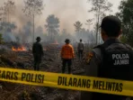 Polda Jambi Tetapkan 10 Tersangka Karhutla, 17,25 Hektare Terbakar